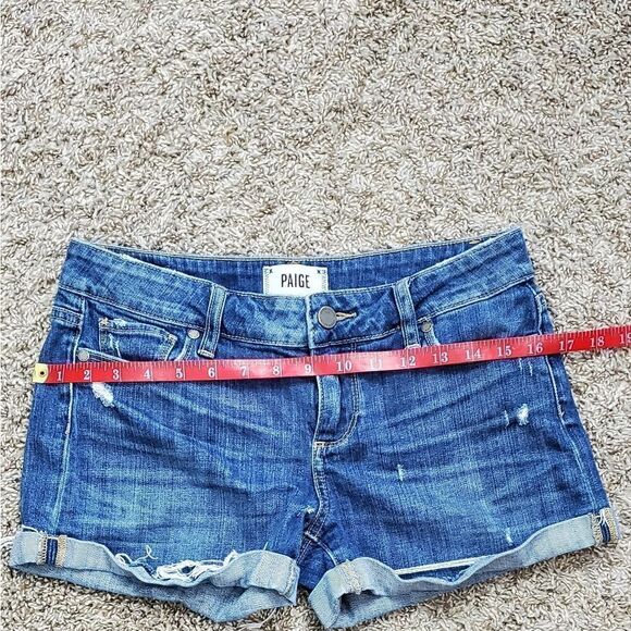Paige Cuffed Denim Shorts - Picture 5 of 8